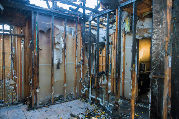 Professional Fire Board Up technician working in Reisterstown, MD